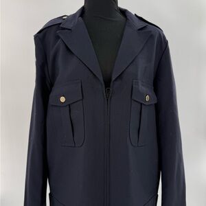 Urban Patrol Mta FEMALE BI-SWING EISENHOWER DRESS JACKET BLUE WOMENS SIZE 10 NWT